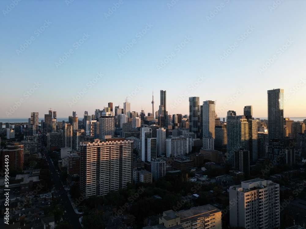 Fototapeta premium Downtown Toronto City Skyline
