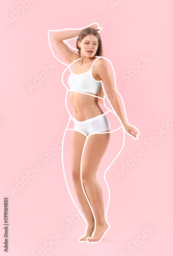 Beautiful young woman after...
