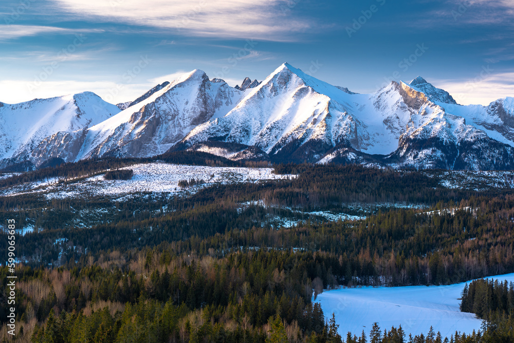 Zima w Tatrach. Winter in the Tatra Mountains