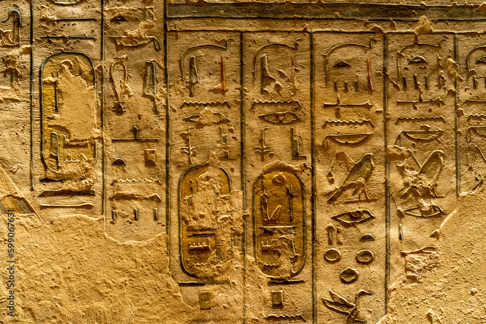 Egipskie hieroglify. Egyptian hieroglyphs.