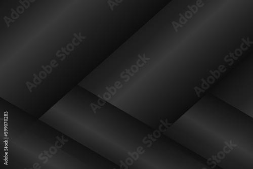 Abstract Black Background Gradient Diagonal Metal Texture Light Cross Line Diagonal Grey Dark Geometric Backdrop Wallpaper Vector Illustration