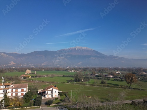Italy Mountain Drone Aerial View
