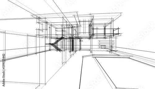  sketch of a house