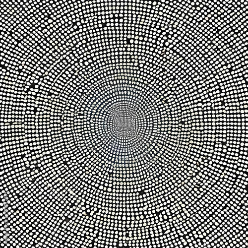 Circular Celebration: An image of a geometric pattern created with circles, in a festive and celebratory design3, Generative AI