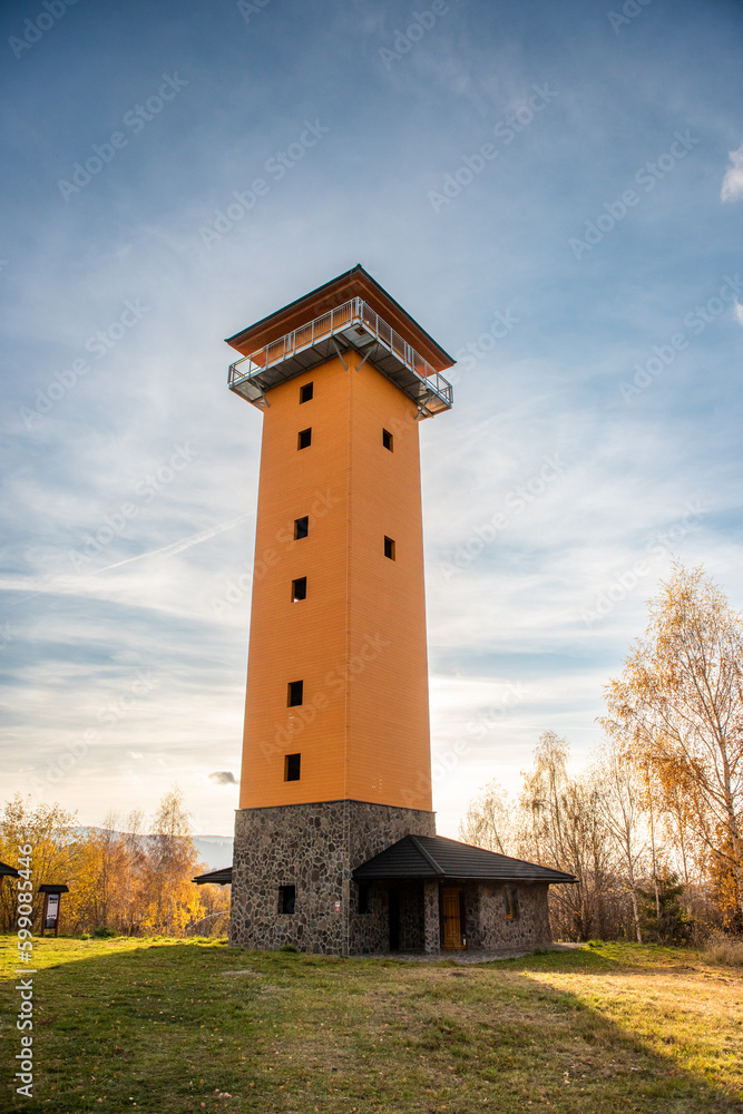 Sightseeing Tower in Polomka, Slovakia Sightseeing Tower in Polomka, Slovakia
