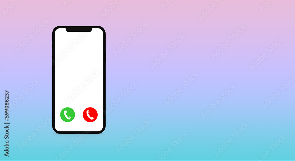 incoming call on a cell phone with novelty icons incoming call on a cell phone with novelty icons