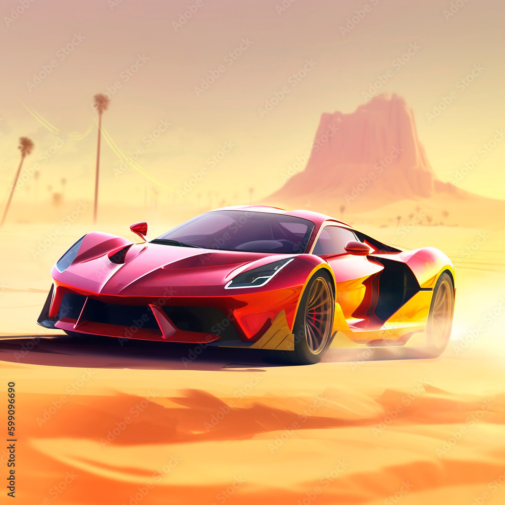 Obraz premium Drifting on the sand 