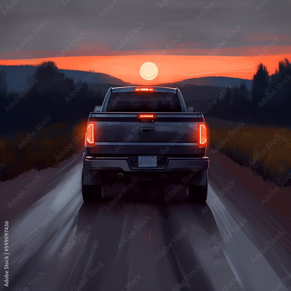 Fototapeta premium Off road pick up