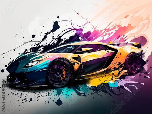 Painting car 