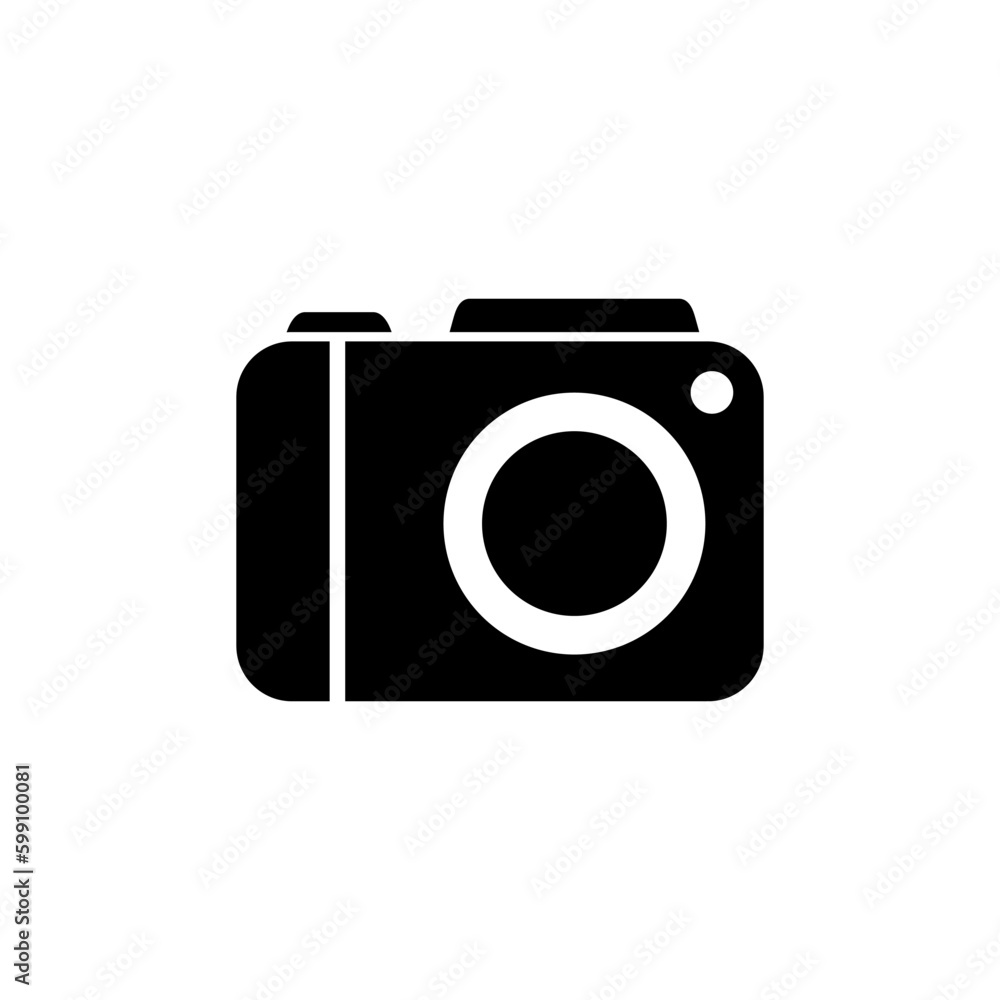 Camera Icon in trendy flat style isolated. Camera symbol web site design