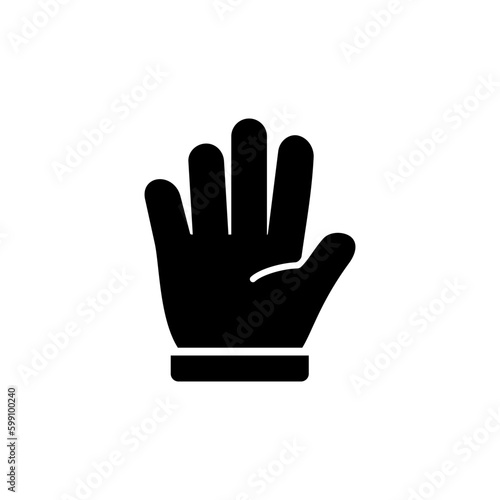 Hand icon vector. hand symbols. palm