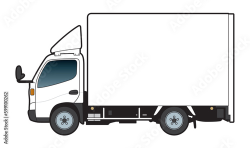 ２トントラック　イラスト