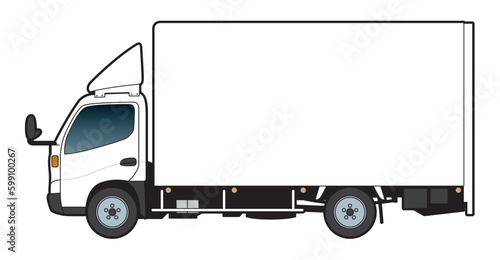 ３トントラック　イラスト