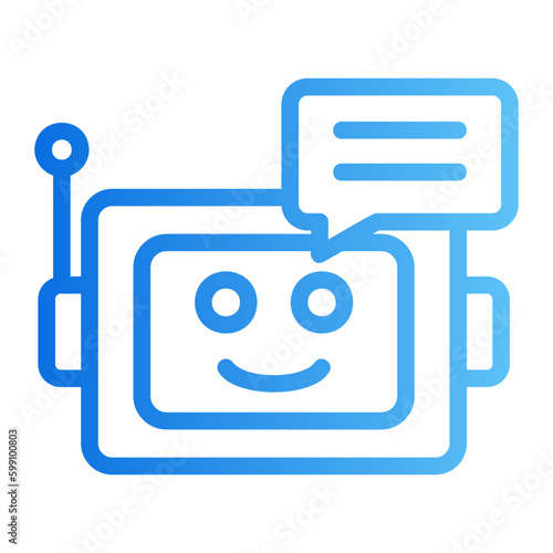 chatbot gradient icon