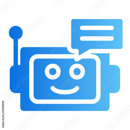 chatbot gradient icon