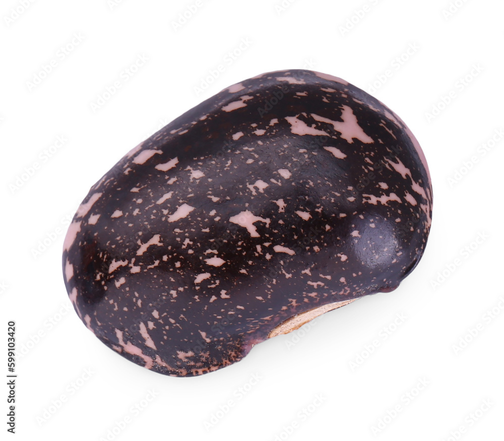 Dry kidney bean isolated on white, top view Dry kidney bean isolated on white, top view