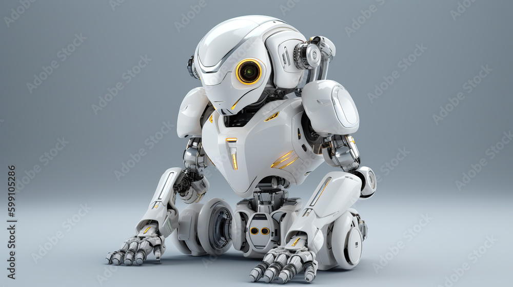 robot, 3d, robotic, technology, character, machine, futuristic, mechanical, future, artificial intelligence, cyborg, electronics, figure, computer, metal, design, artificial, render, toy, person, scie