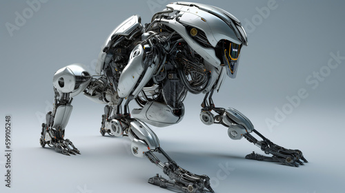 robot, 3d, robotic, technology, character, machine, futuristic, mechanical, future, artificial intelligence, cyborg, electronics, figure, computer, metal, design, artificial, render, toy, person, scie