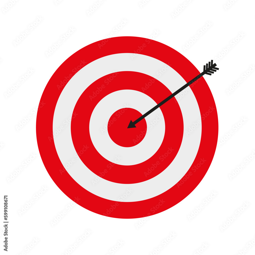 target for game design. Business strategy concept. Sport game. Vector illustration. target for game design. Business strategy concept. Sport game. Vector illustration.