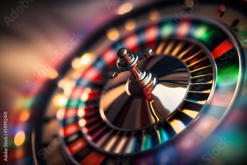 casino roulette betting, Generative AI, casino, betting, gambling, black/red, odds, spi