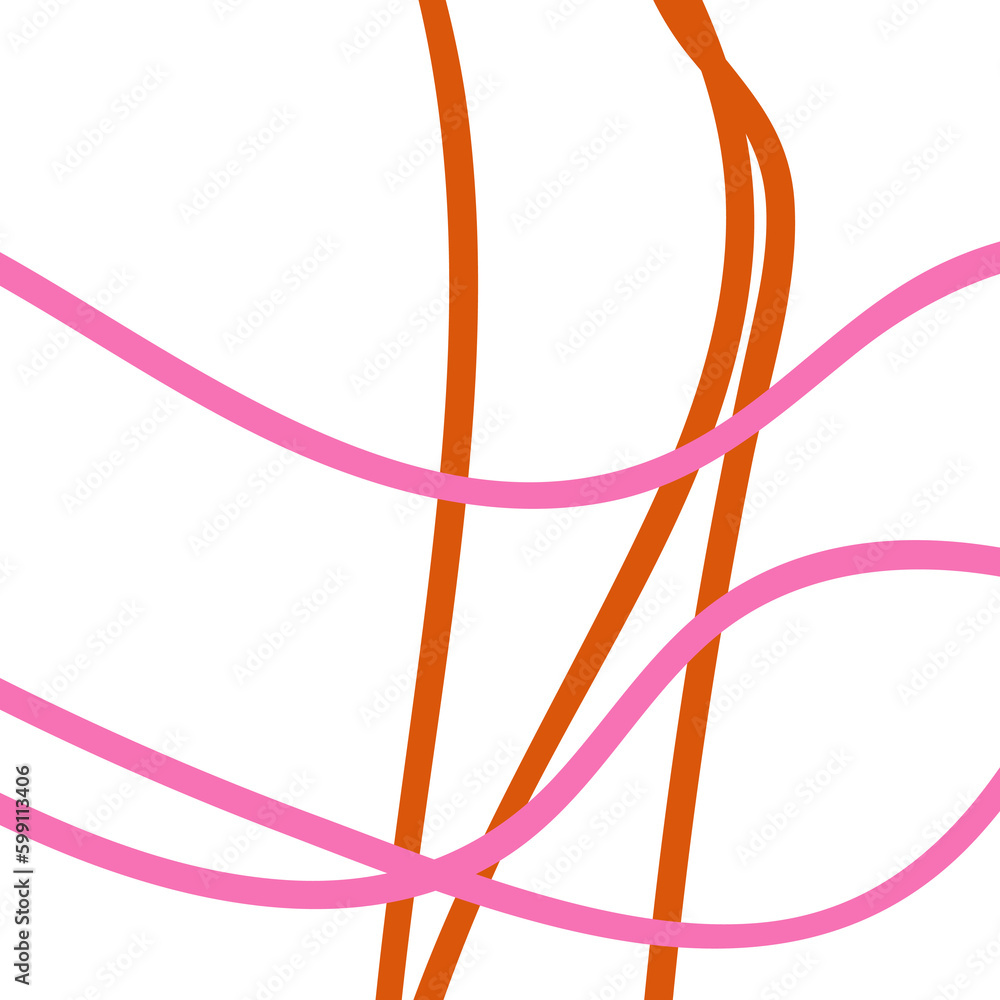 Orange Pink Minimal Graphic Lines Orange Pink Minimal Graphic Lines