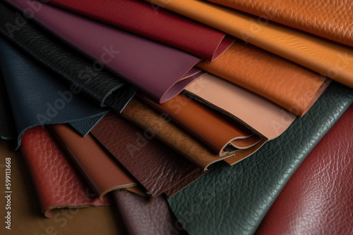 Pieces of the colored leathers. Raw materials for manufacture of bags, wallets, shoes, clothing and accessories. leather for handmade . Leather studio.