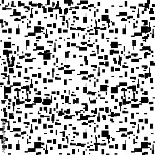 Abstract digital noise. Error Pixel design. abstract shuffled pixels background. abstract background. Black and white pixelation.