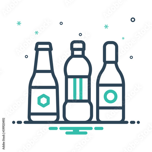 Mix icon for bottles 