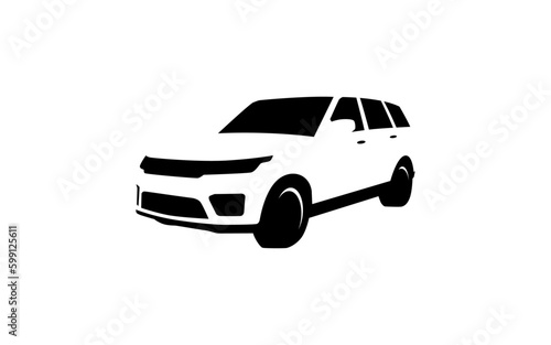 AUTOMOTIVE symbol with silhouette style for logo template, sign and brand.