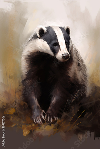 Badger made by generative ai © Willem505