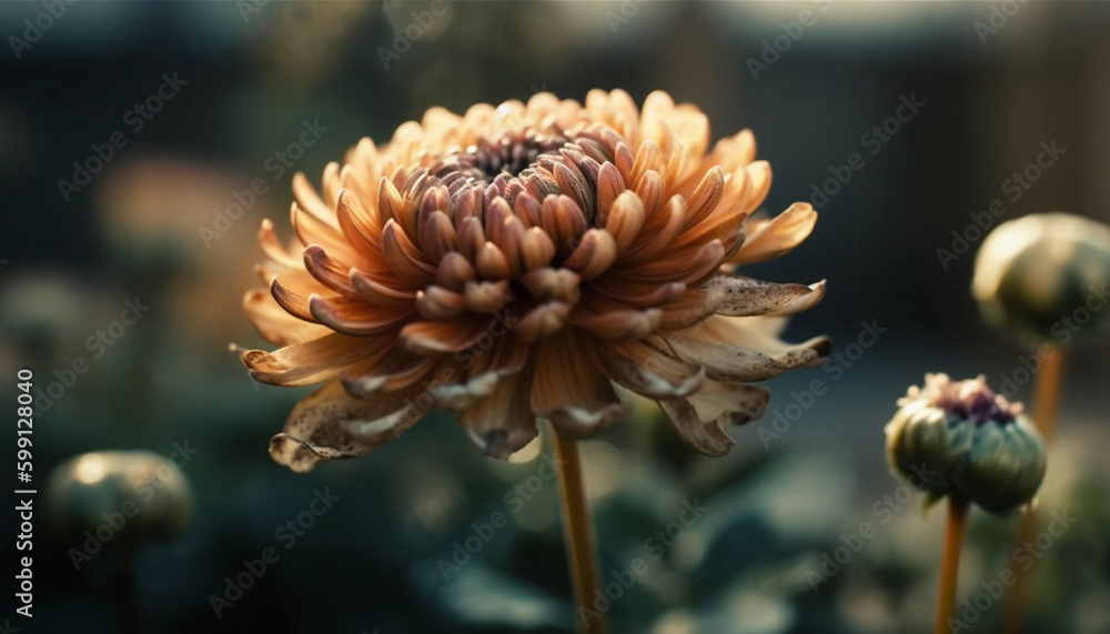 Beauty in nature Close up of single daisy generated by AI Beauty in nature Close up of single daisy generated by AI