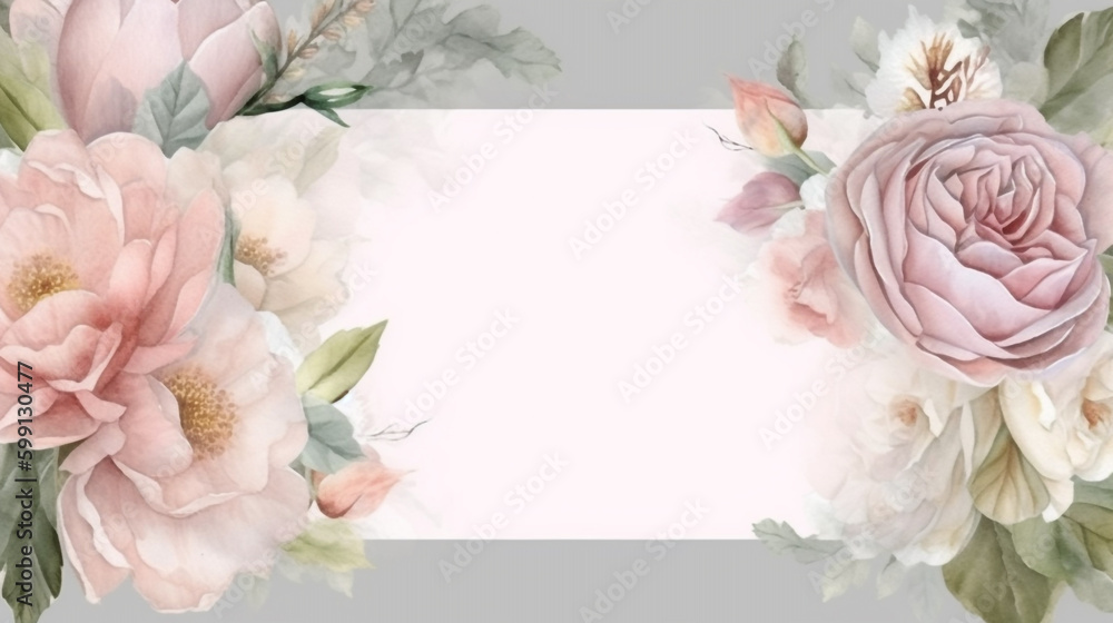 custom made wallpaper toronto digitalfloral background with pink and yellow flowers. Generative Ai