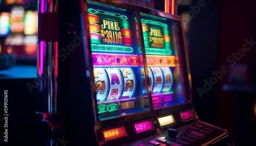 Nightlife fun Risk it all at casino generated by AI