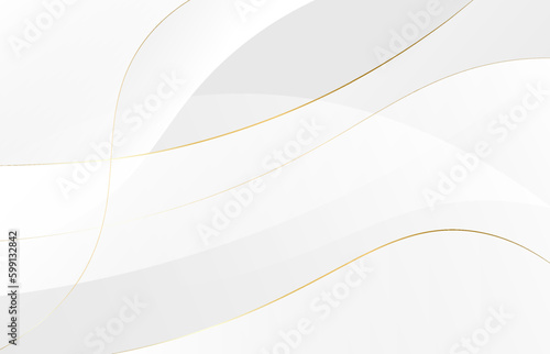 background design with thin gold lines, white and gold combination, perfect for backgrounds, posters, wallpapers and more