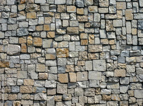 Surface of the stone wall for background and wallpaper