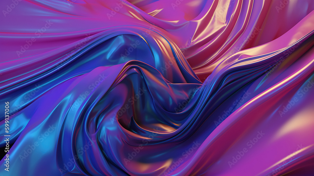 Obraz premium purple silk background. Generative Ai