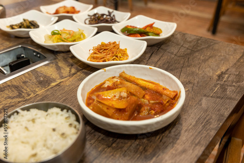 South Korea spicy Braised Cutlassfish