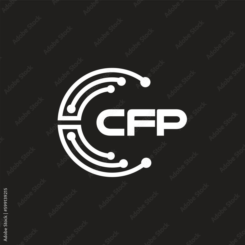 CFP letter technology logo design on black background. CFP creative initials letter IT logo concept. CFP letter design.
CFP letter technology logo design on black background. CFP creative initials letter IT logo concept. CFP letter design.