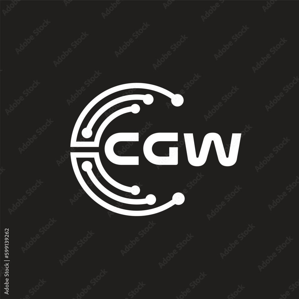 CGW letter technology logo design on black background. CGW creative initials letter IT logo concept. CGW letter design.
CGW letter technology logo design on black background. CGW creative initials letter IT logo concept. CGW letter design.