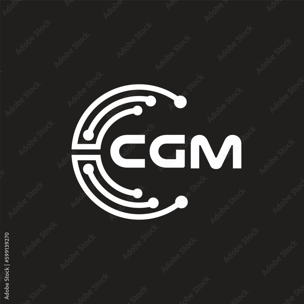 CGM letter technology logo design on black background. CGM creative initials letter IT logo concept. CGM letter design.
CGM letter technology logo design on black background. CGM creative initials letter IT logo concept. CGM letter design.