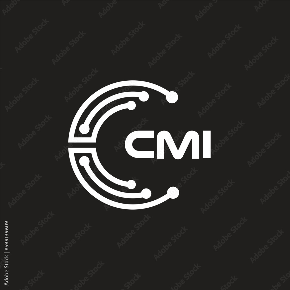 CMI letter technology logo design on black background. CMI creative initials letter IT logo concept. CMI letter design.
CMI letter technology logo design on black background. CMI creative initials letter IT logo concept. CMI letter design.