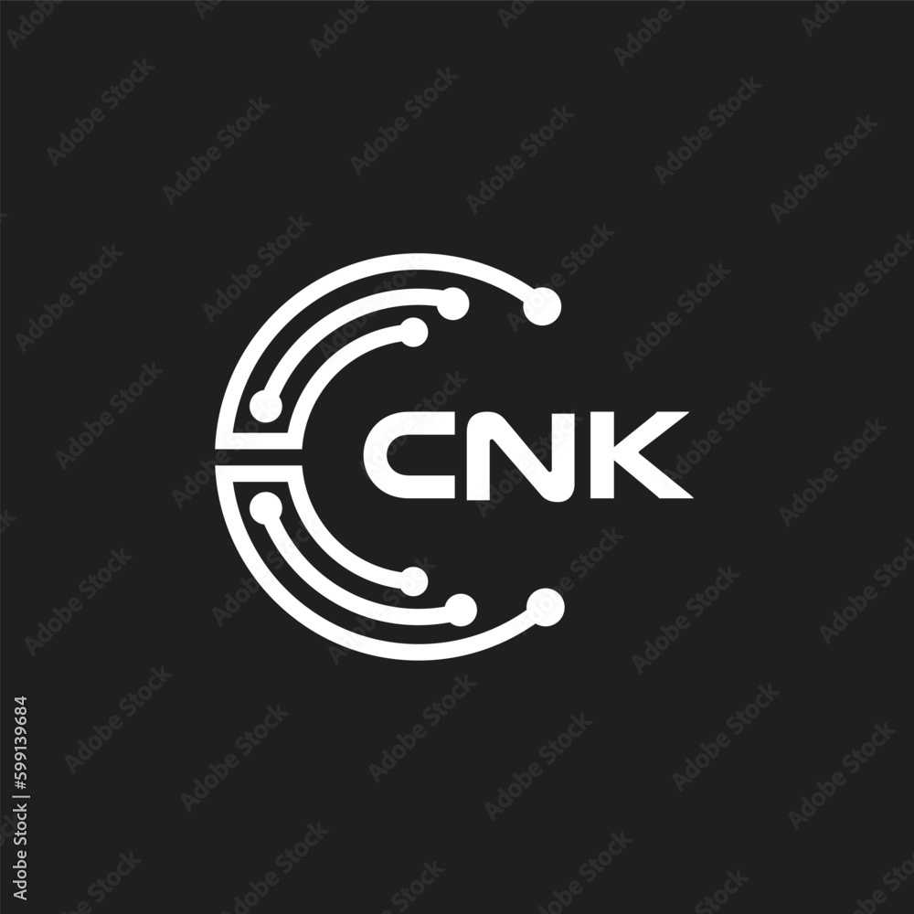 CNK letter technology logo design on black background. CNK creative initials letter IT logo concept. CNK letter design.
CNK letter technology logo design on black background. CNK creative initials letter IT logo concept. CNK letter design.