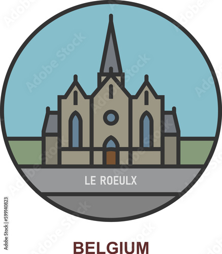 Le Roeulx. Cities and towns in Belgium