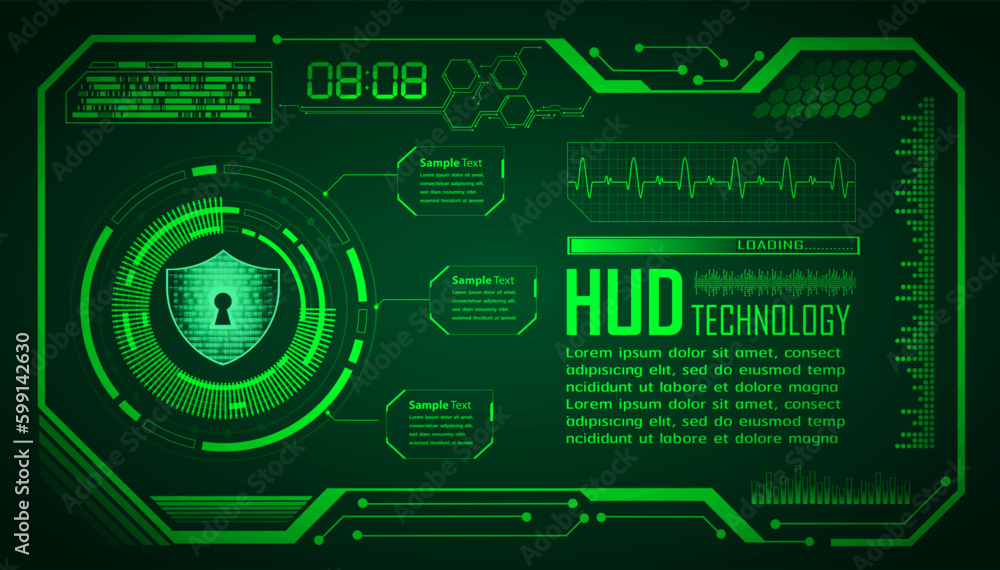 hud Padlock digital security hud Padlock digital security