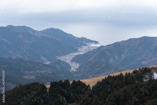 Trailing at Izu Sanryosen Hodo in Izu Peninsula, Shizuoka, Japan