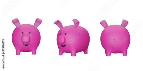 pig 3d so cute