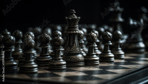 Leadership and teamwork conquer chess battlefield success generated by AI