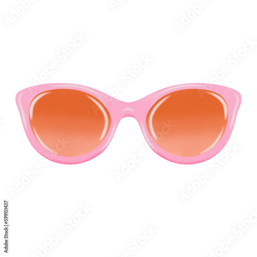 Pink Watercolor sunglasses. 