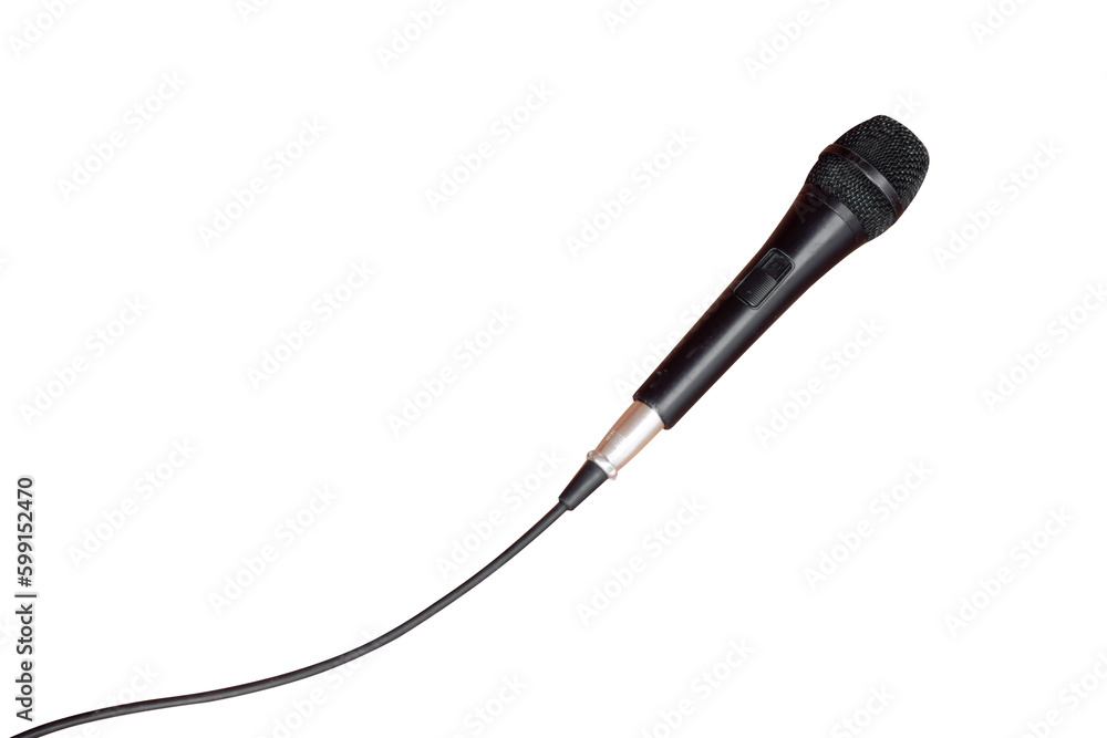 microphone on white background microphone on white background