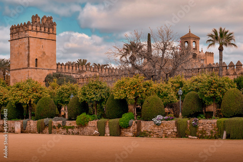 Garden of the Alcazar de Cordoba